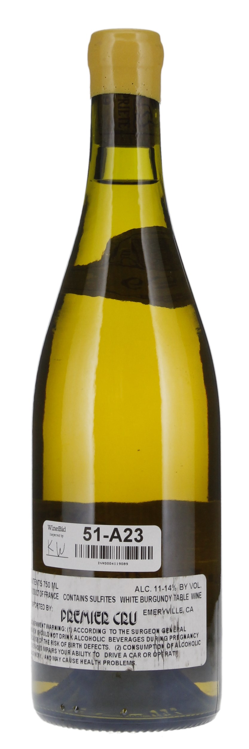 1999 Domaine Francois Raveneau Chablis Les Clos, 750ml