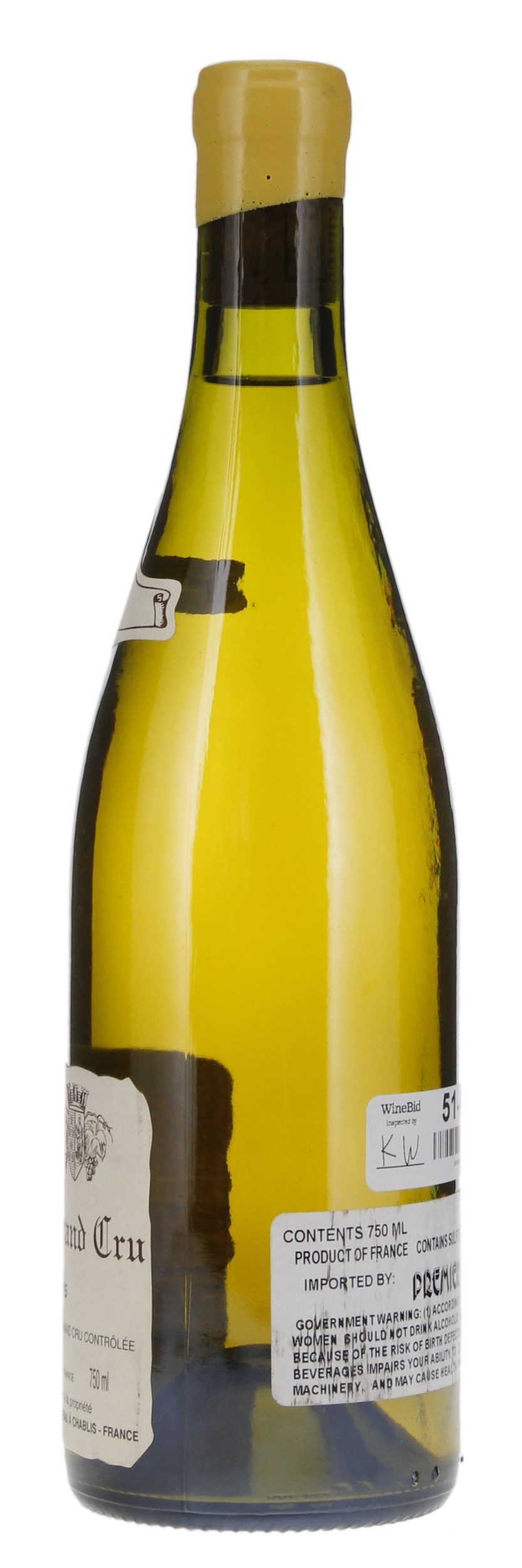 1999 Domaine Francois Raveneau Chablis Les Clos, 750ml