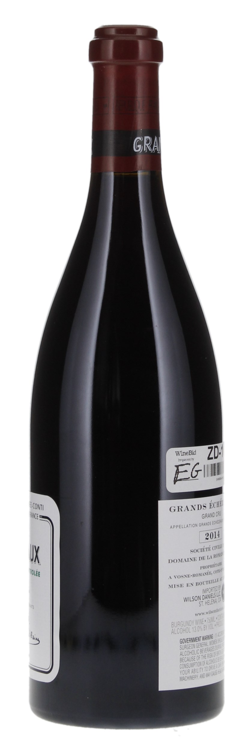 2014 Domaine de la Romanee-Conti Grands-Echezeaux, 750ml