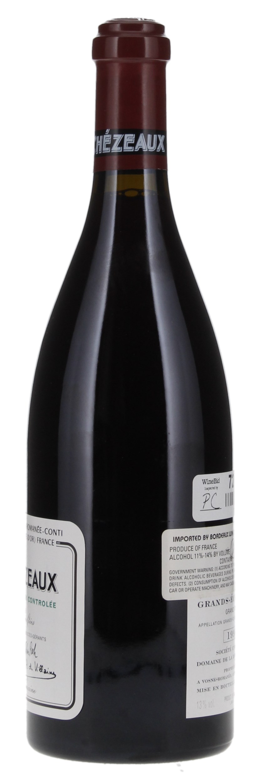 1996 Domaine de la Romanee-Conti Grands-Echezeaux, 750ml