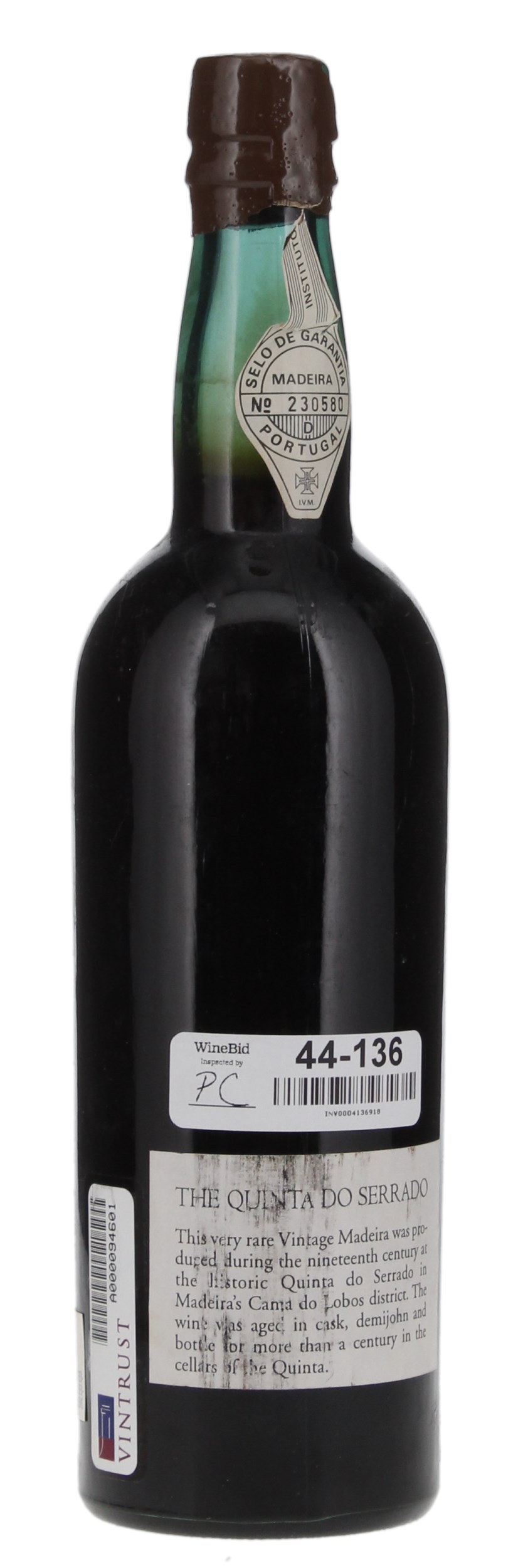1827 Quinta do Serrado Bual Madeira, 750ml
