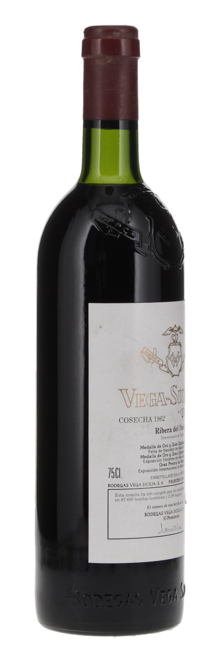 1962 Vega Sicilia Unico, 750ml
