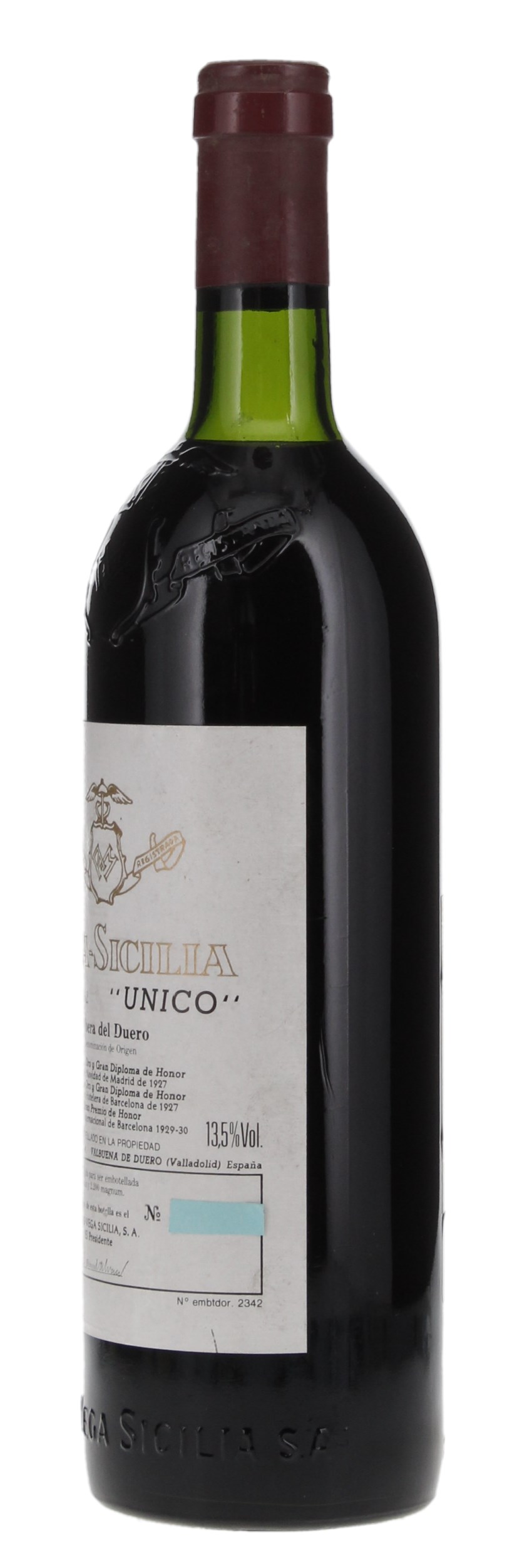 1962 Vega Sicilia Unico, 750ml
