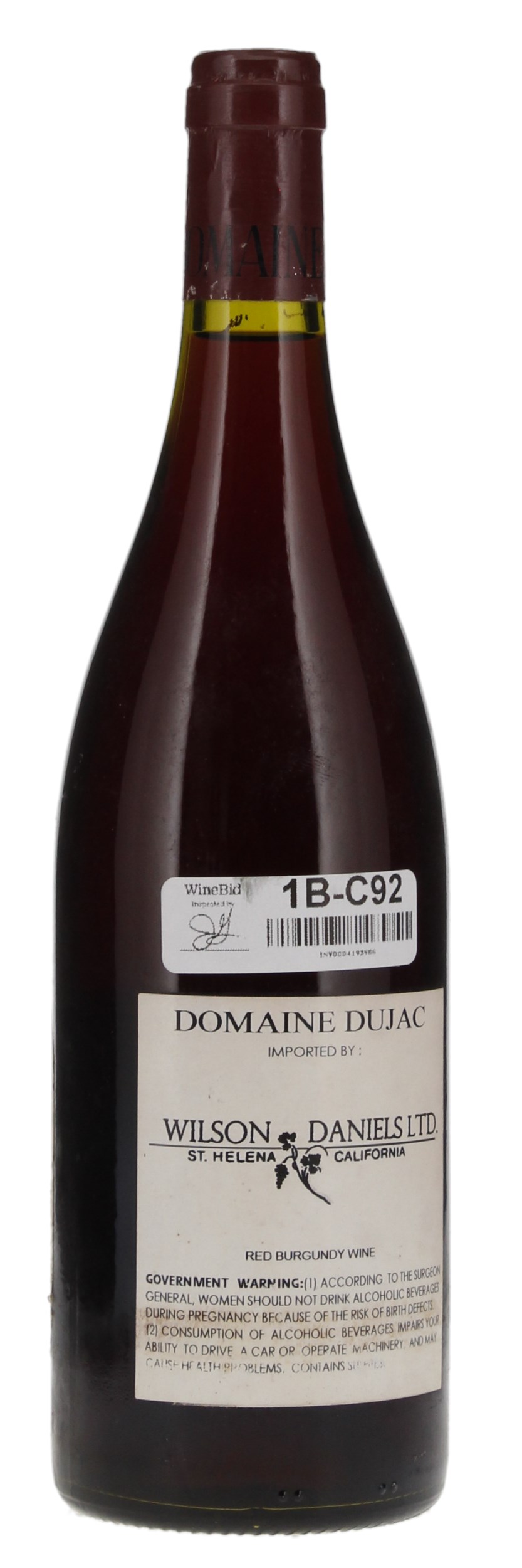 1994 Domaine Dujac Clos de la Roche, 750ml