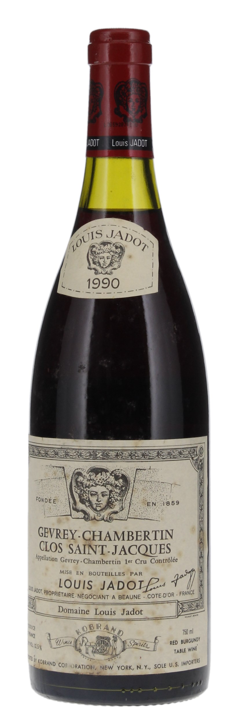 1990 Louis Jadot Gevrey-Chambertin Clos St. Jacques, 750ml