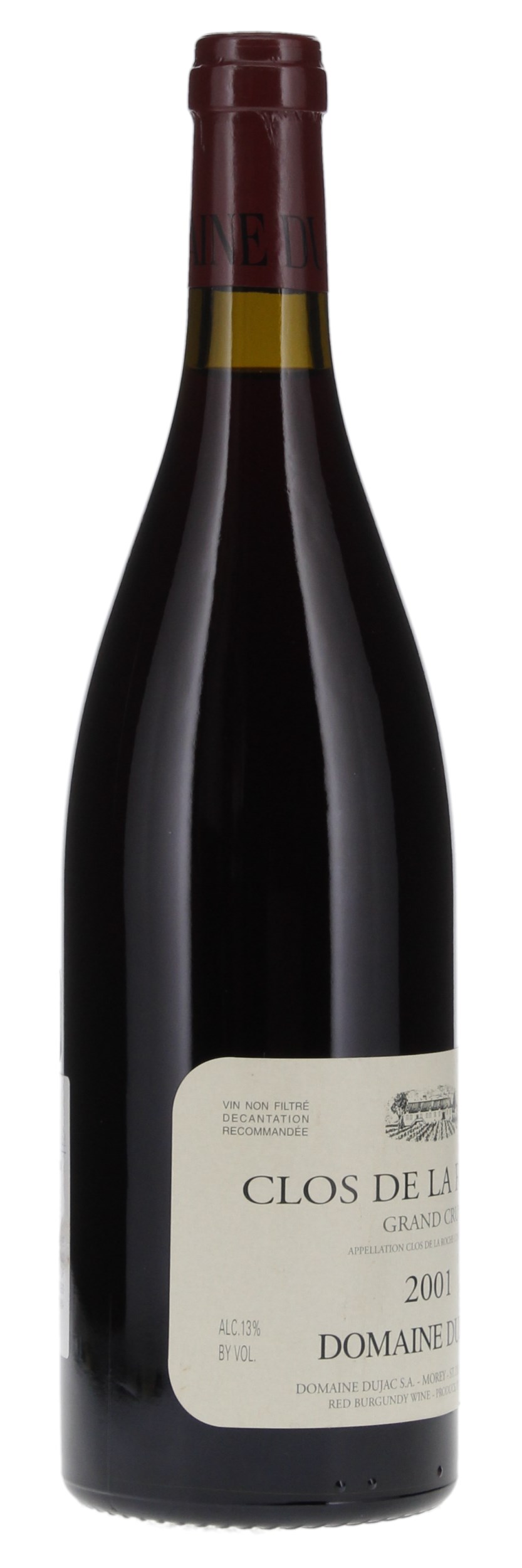 2001 Domaine Dujac Clos de la Roche, 750ml