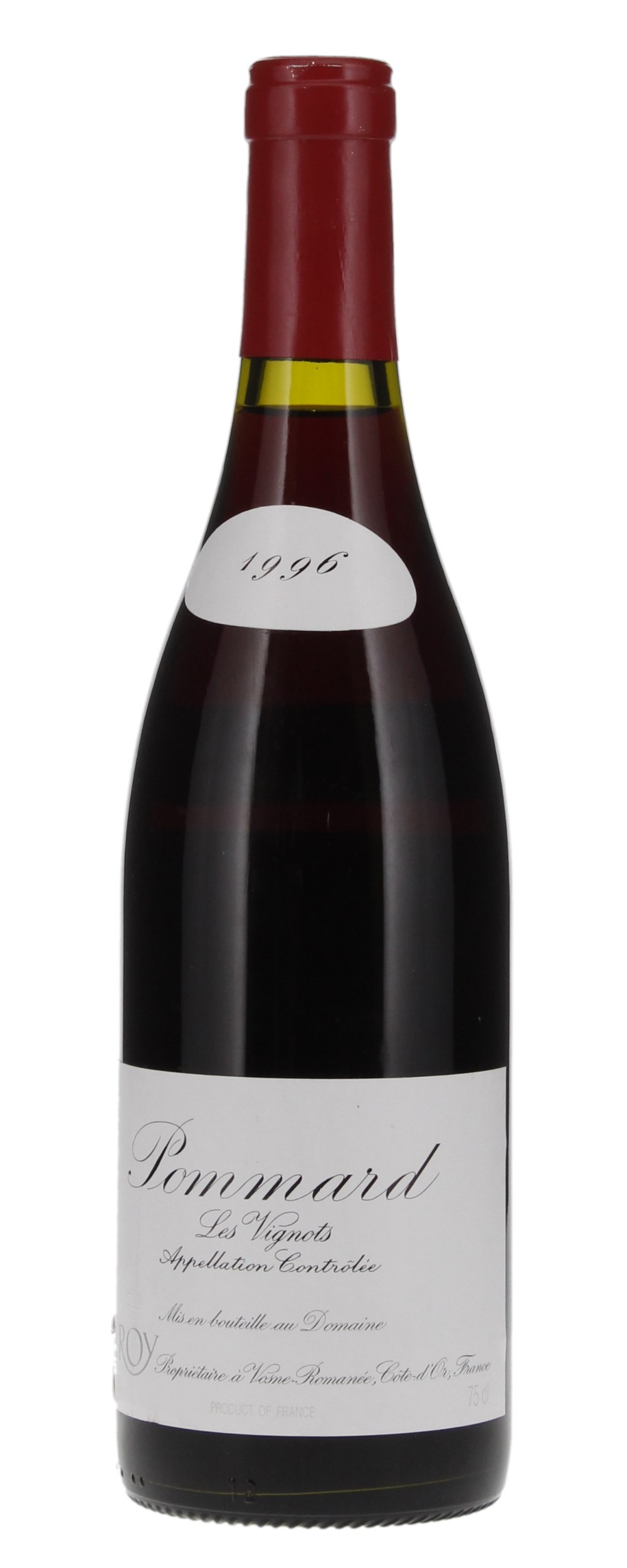 1996 Domaine Leroy Pommard Les Vignots Pinot Noir 1er (Premier