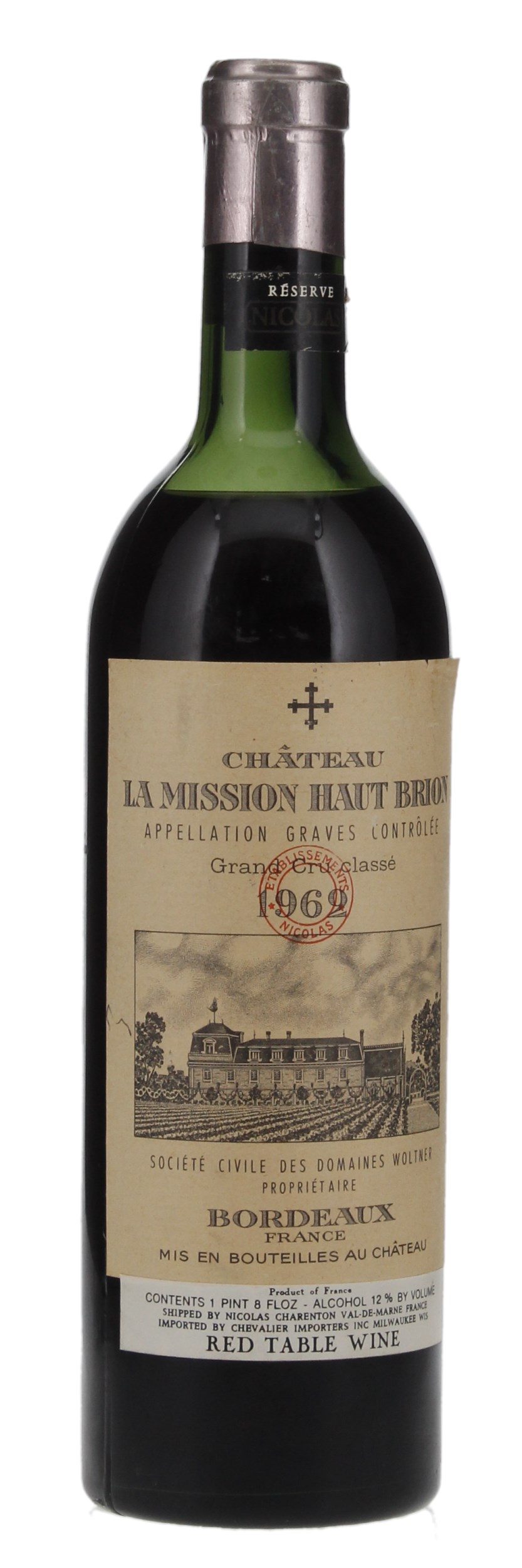 1962 Château La Mission Haut Brion, 750ml