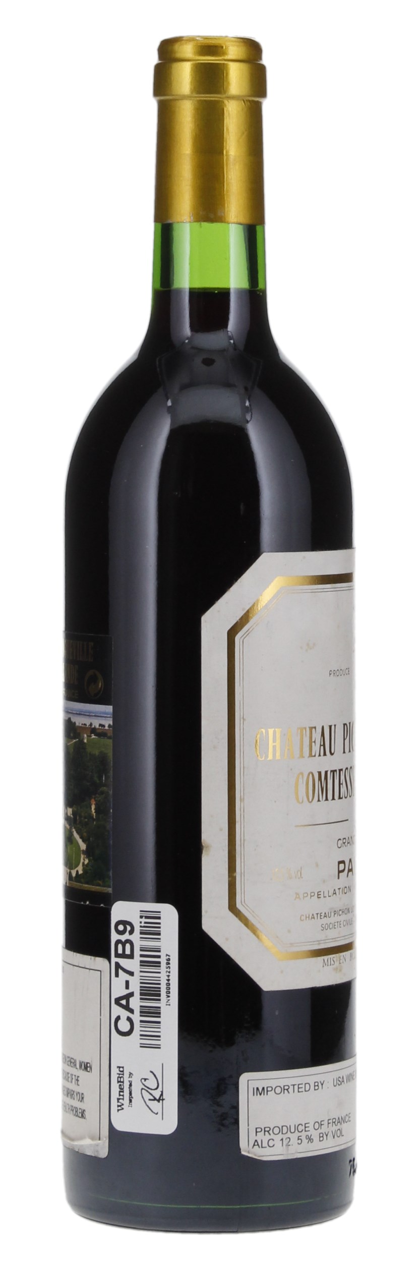 1982 Château Pichon-Longueville-Comtesse-de-Lalande, 750ml