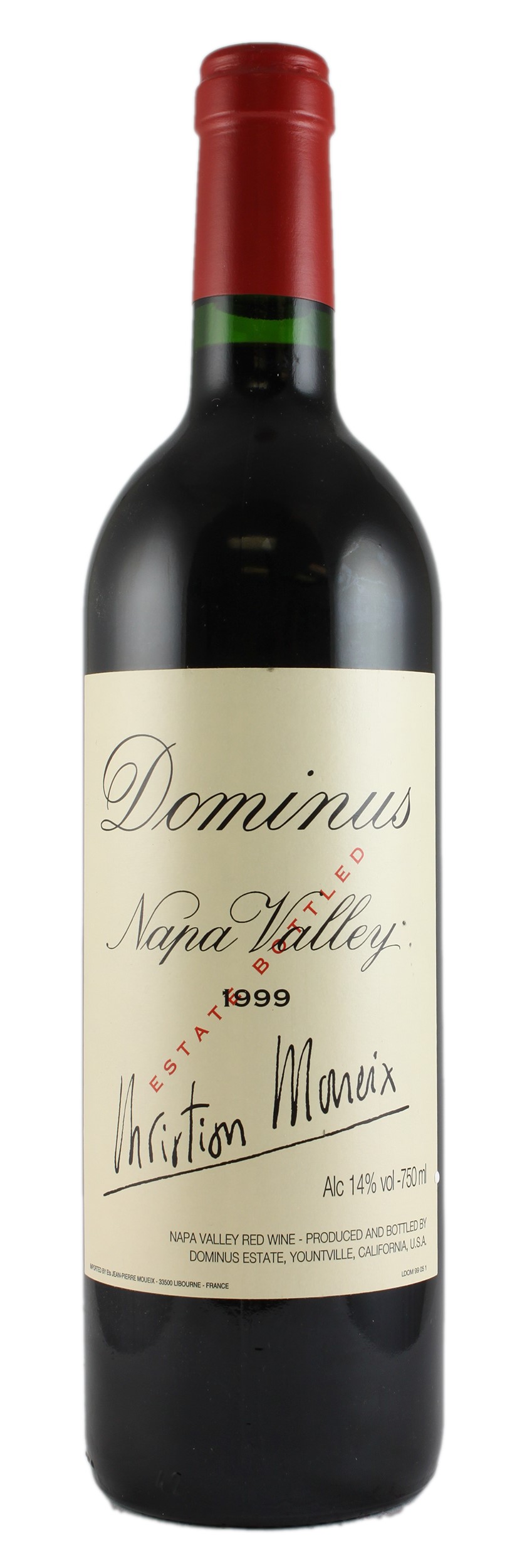 1999 Dominus Estate Red Wine Cabernet Sauvignon Blend Winebid