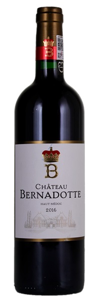 2016 Château Bernadotte, 750ml