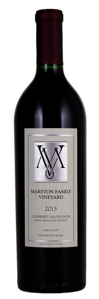 2013 Marston Family Vineyards Cabernet Sauvignon, 750ml