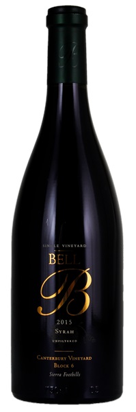 2015 Bell Wine Cellars Canterbury Vineyard Block 6 Syrah, 750ml