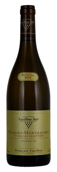 2015 Francois Carillon Puligny-Montrachet Les Folatières, 750ml