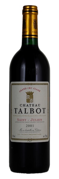2001 Château Talbot, 750ml