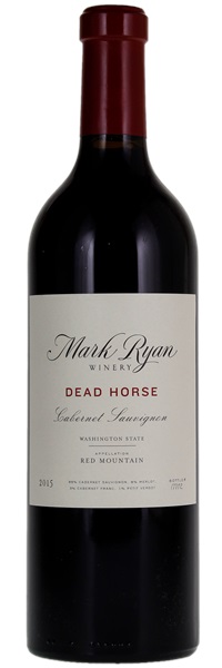 2015 Mark Ryan Winery Dead Horse Cabernet Sauvignon, 750ml