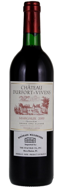 2000 Château Durfort-Vivens, 750ml