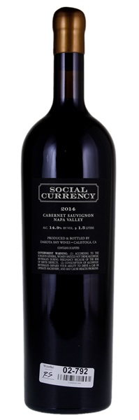 2014 Dakota Shy Social Currency Cabernet Sauvignon, 1.5ltr