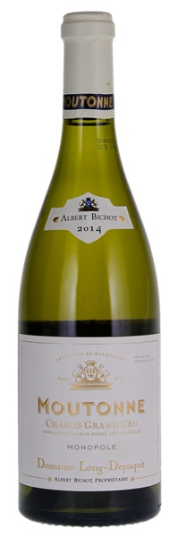 2014 Albert Bichot Domaine Long-Depaquit Chablis Moutonne, 750ml