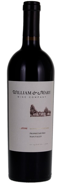 2016 William & Mary Wine Company Shifflett Vineyard Red, 750ml