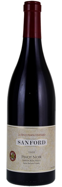 2000 Sanford La Rinconada Vineyard Pinot Noir, 750ml
