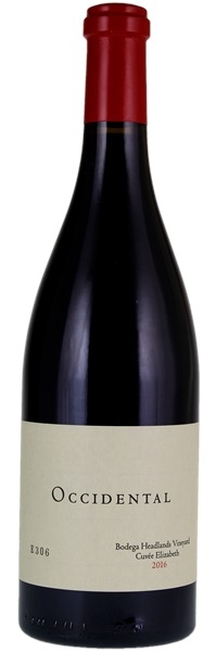 2016 Occidental Bodega Headlands Cuvée Elizabeth Pinot Noir, 750ml