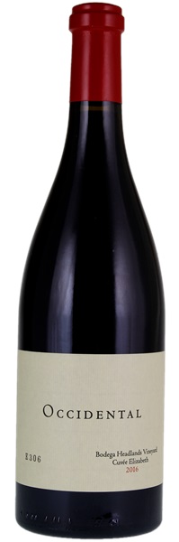 2016 Occidental Bodega Headlands Cuvée Elizabeth Pinot Noir
