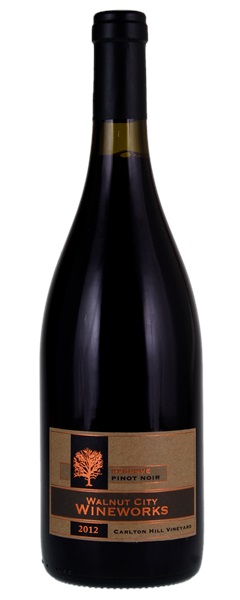 2012 Walnut City Wineworks Carlton Hill Vineyard Reserve Pinot Noir, 750ml