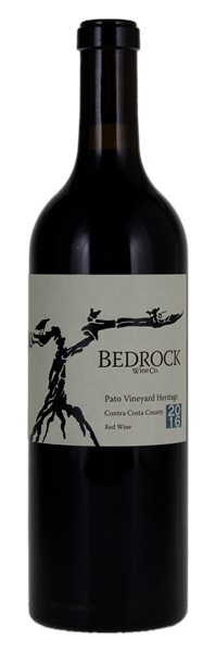 2016 Bedrock Wine Company Pato Vineyard Heritage, 750ml
