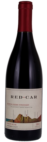 2013 Red Car Zephyr Farms Vineyard Pinot Noir, 750ml