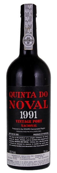 1991 Quinta do Noval Nacional, 750ml