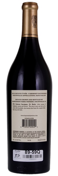 2015 Kapcsandy Family Wines State Lane Vineyard Estate Cuvee, 750ml