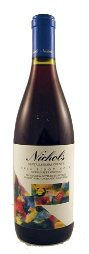 1994 Nichols Sierra Madre Vineyard Pinot Noir, 750ml