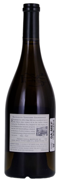 2013 Edge Hill Bacigalupi Chardonnay, 750ml