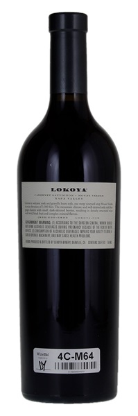 2008 Lokoya Mount Veeder Cabernet Sauvignon, 750ml