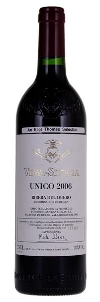 2006 Vega Sicilia Unico, 750ml