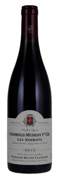 2012 Domaine Bruno Clavelier Chambolle Musigny Les Noirots Vieilles Vignes, 750ml