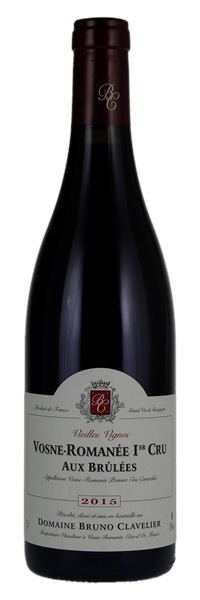 2015 Domaine Bruno Clavelier Vosne Romanee Aux Brulees Vieilles Vignes, 750ml