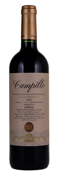 2009 Campillo Rioja Gran Reserva, 750ml