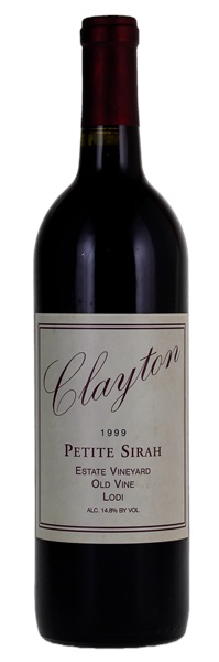 1999 Clayton Estate Vineyard Old Vine Petite Sirah, 750ml