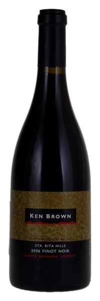 2006 Ken Brown Santa Rita Hills Pinot Noir, 750ml