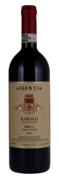 2012 Brovia Barolo Brea Vigna Ca Mia, 750ml