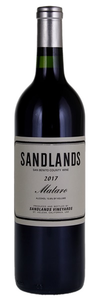 2017 Sandlands Vineyards San Benito County Mataro, 750ml