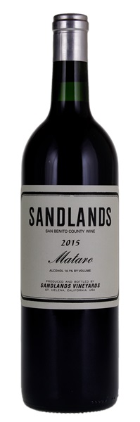 2015 Sandlands Vineyards San Benito County Mataro, 750ml