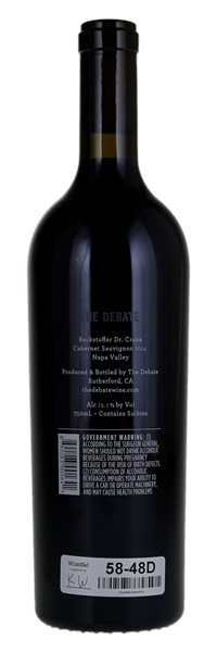 2014 The Debate Beckstoffer Dr. Crane Vineyard Cabernet Sauvignon, 750ml