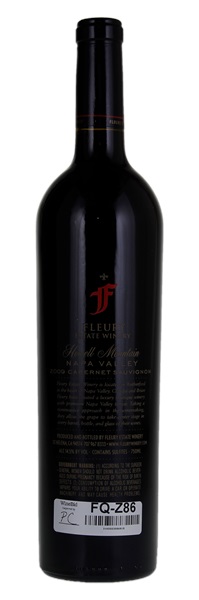 2009 Fleury Estate Winery Howell Mountain Cabernet Sauvignon, 750ml