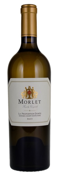 2017 Morlet Family Vineyards La Proportion Doree, 750ml