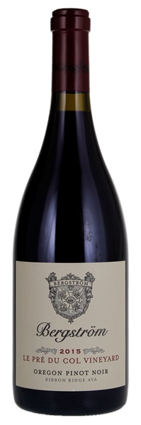 2015 Bergstrom Winery Le Pré Du Col Vineyard Pinot Noir, 750ml