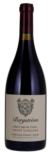 2015 Bergstrom Winery Croft Vineyard Pinot Noir, 750ml