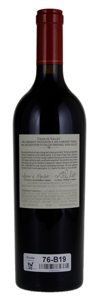 2014 Morlet Family Vineyards Coeur de Vallee Cabernet Sauvignon, 750ml